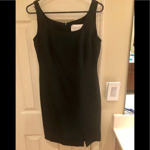 Black 100 percent silk dress